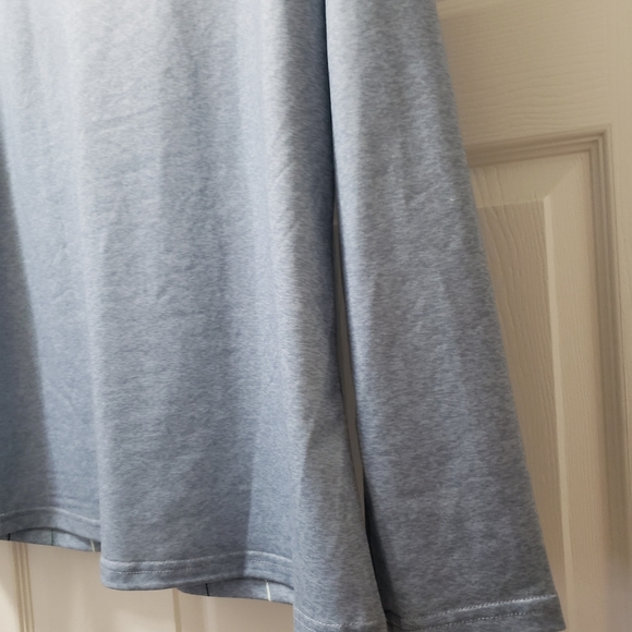 NoraCora L Long Sleeve Light Blue Blouse - Picture 8 of 12